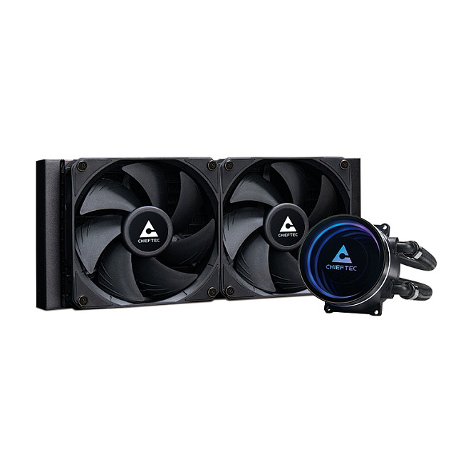 Ftohës për Procesor K Cooler  Water Cooling Chieftec Iceberg 240 DARK multi Cooler | 1700| 1200| 1150| 1151| 1155| 1156| 1200| AM5/4/3+/2+/2 - 1