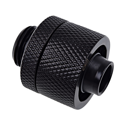 Aksesor për Ftohës Alphacool Eiszapfen / Fitting G1/4" në 16/10mm / Straight / SoftTube – Zezë