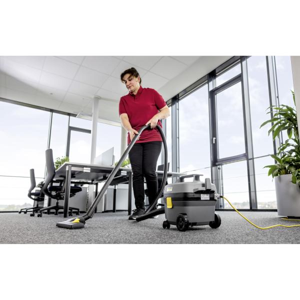 Fshesë Elektrike Kärcher T 7/1 Classic Adv / 850 W / 7 L / 7.5 m - Gri/Verdhë/Zezë - 3