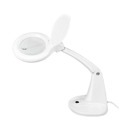 Llambë LED LogiLink WZ0059, 6.5 W, 40 LED, Zmadhim 1.75× dhe 4×, Lentë Xhami 10 cm, 520 lm – Bardhë - 3
