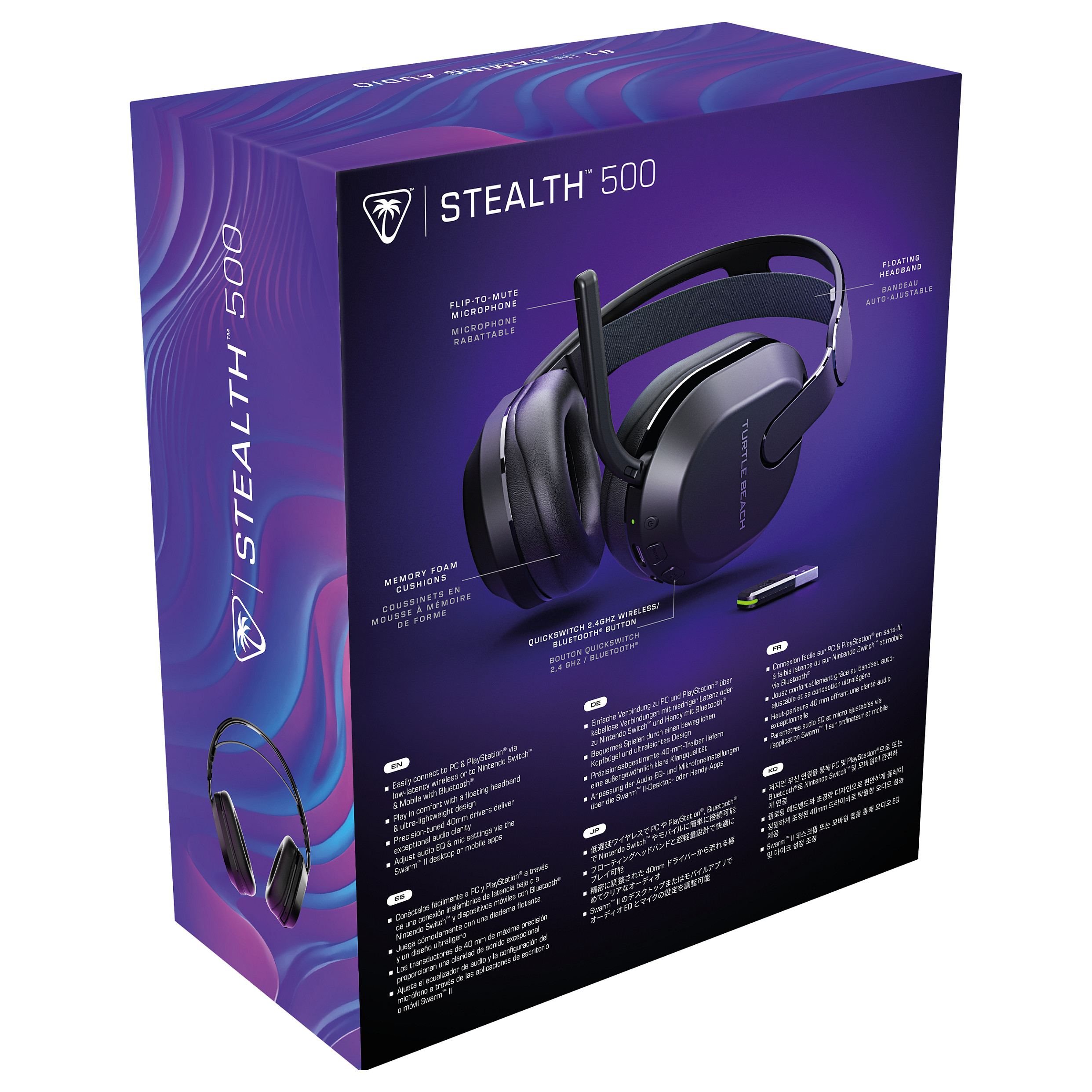 Kufje Gaming Turtle Beach Stealth 500 PC Over-Ear - Zezë - 12