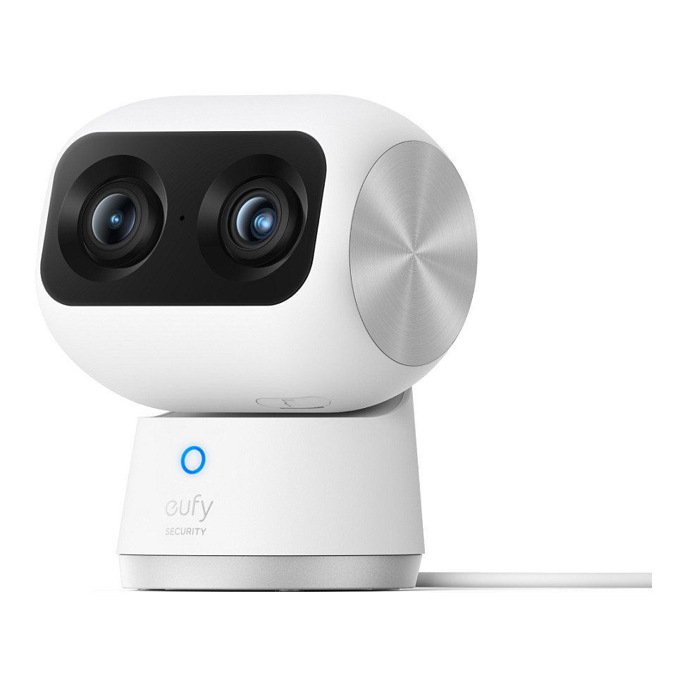 eufy Indoor Cam S350 – Kamerë Sigurie IP, 4K UHD, 8× Hybrid Zoom, Pan/Tilt 360°, Wi-Fi 6 Dual-Band