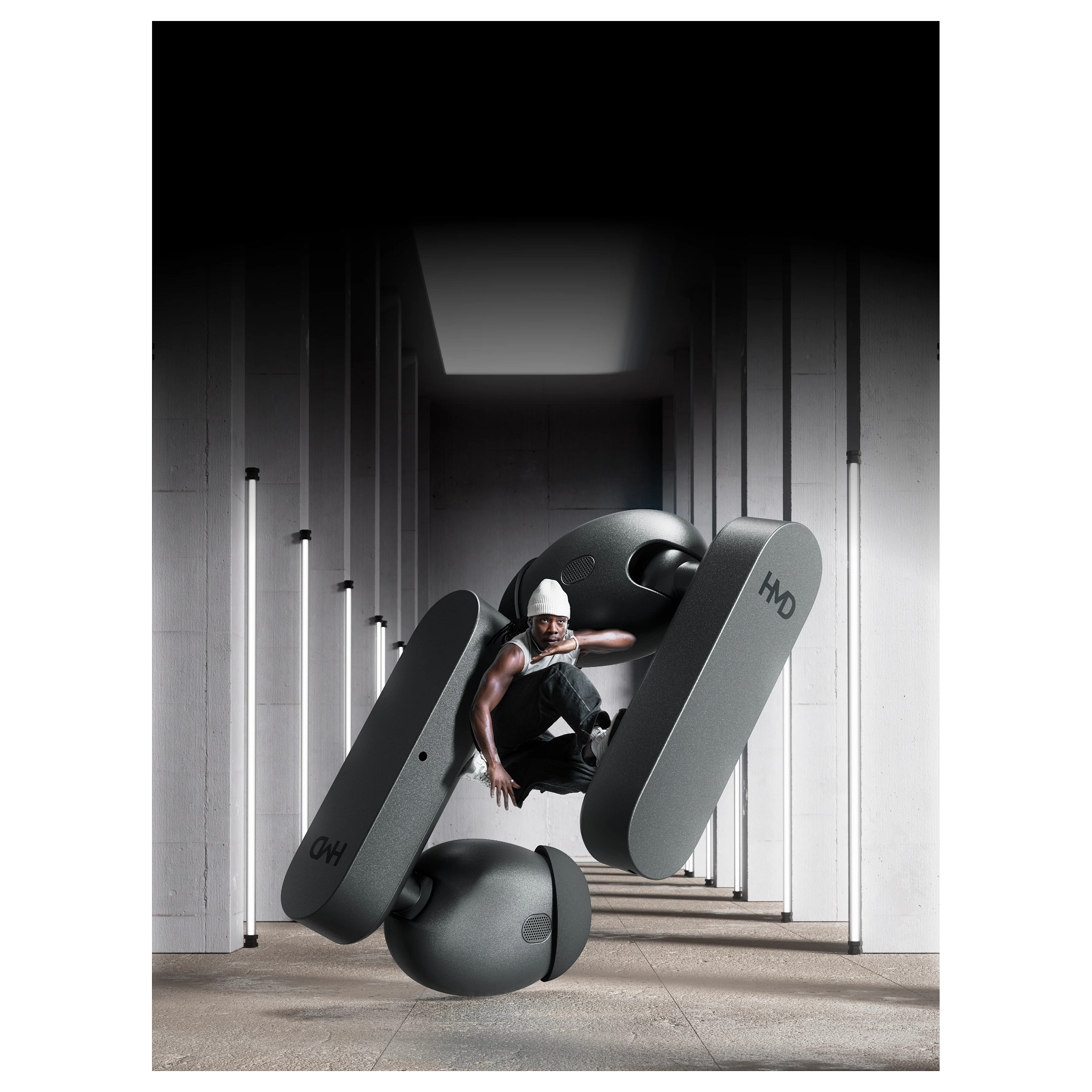 Kufje HMD Amped Buds, të zeza - 4