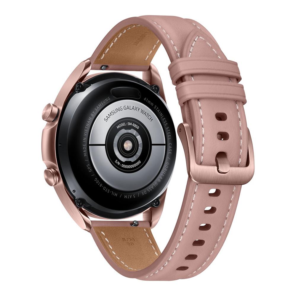 Orë e Mençur Samsung Galaxy Watch3, 41mm, Super AMOLED, 4G, GPS, Bluetooth, Wi-Fi - Bronz - 4