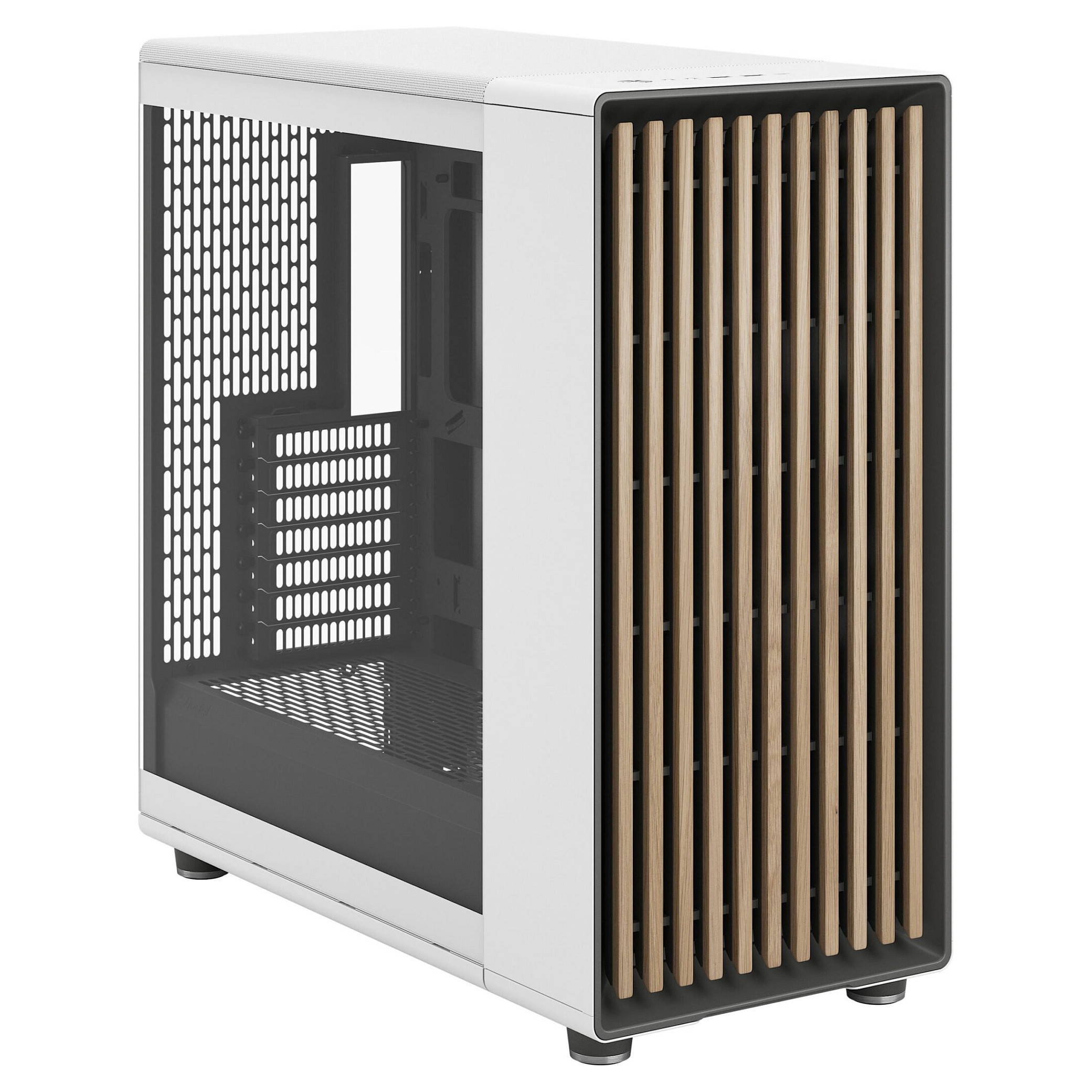 Kasë Fractal Design North XL RC TG Clear Mid Tower – Bardhë - 3