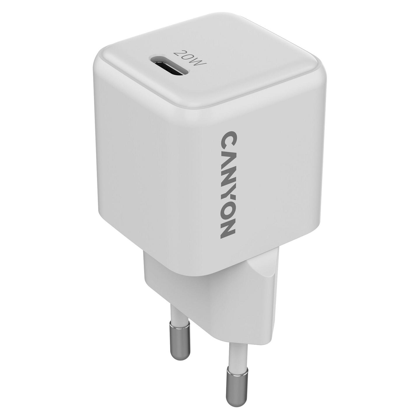 Karikues Canyon CU20C / GaN / USB-C / Power Delivery / 20 W / EU - Bardhë - 1