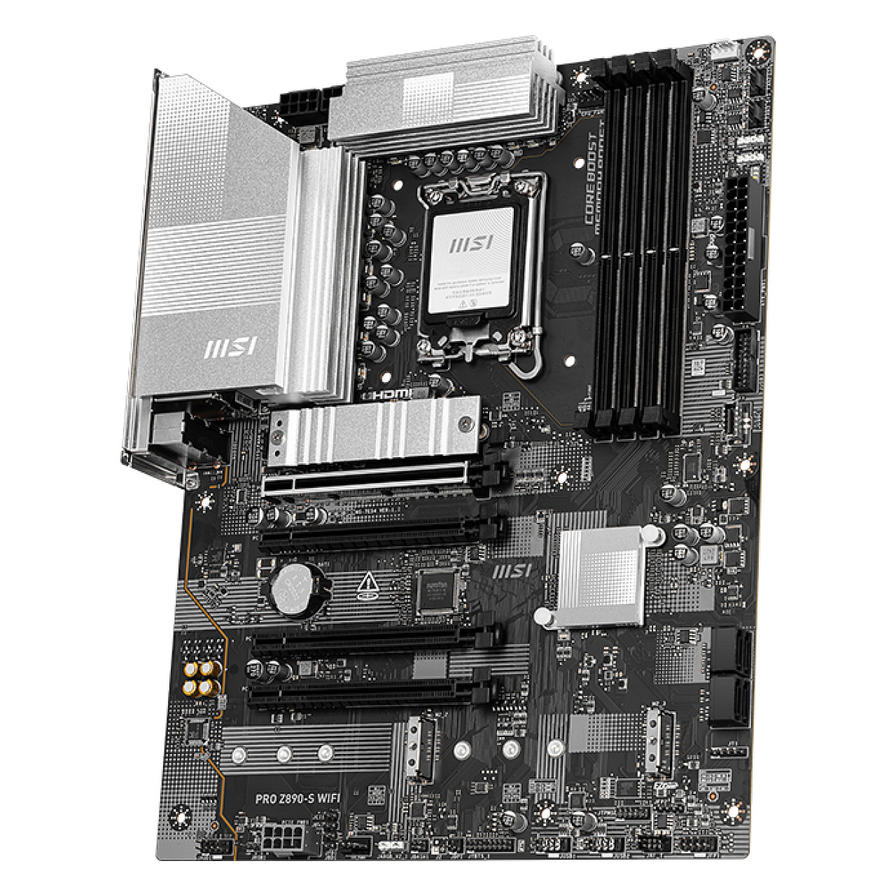 Pllakë Amë MSI PRO Z890-S WIFI / Intel LGA1851 / Z890 / DDR5 / ATX / Wi-Fi 7 / 2.5GbE LAN - 3