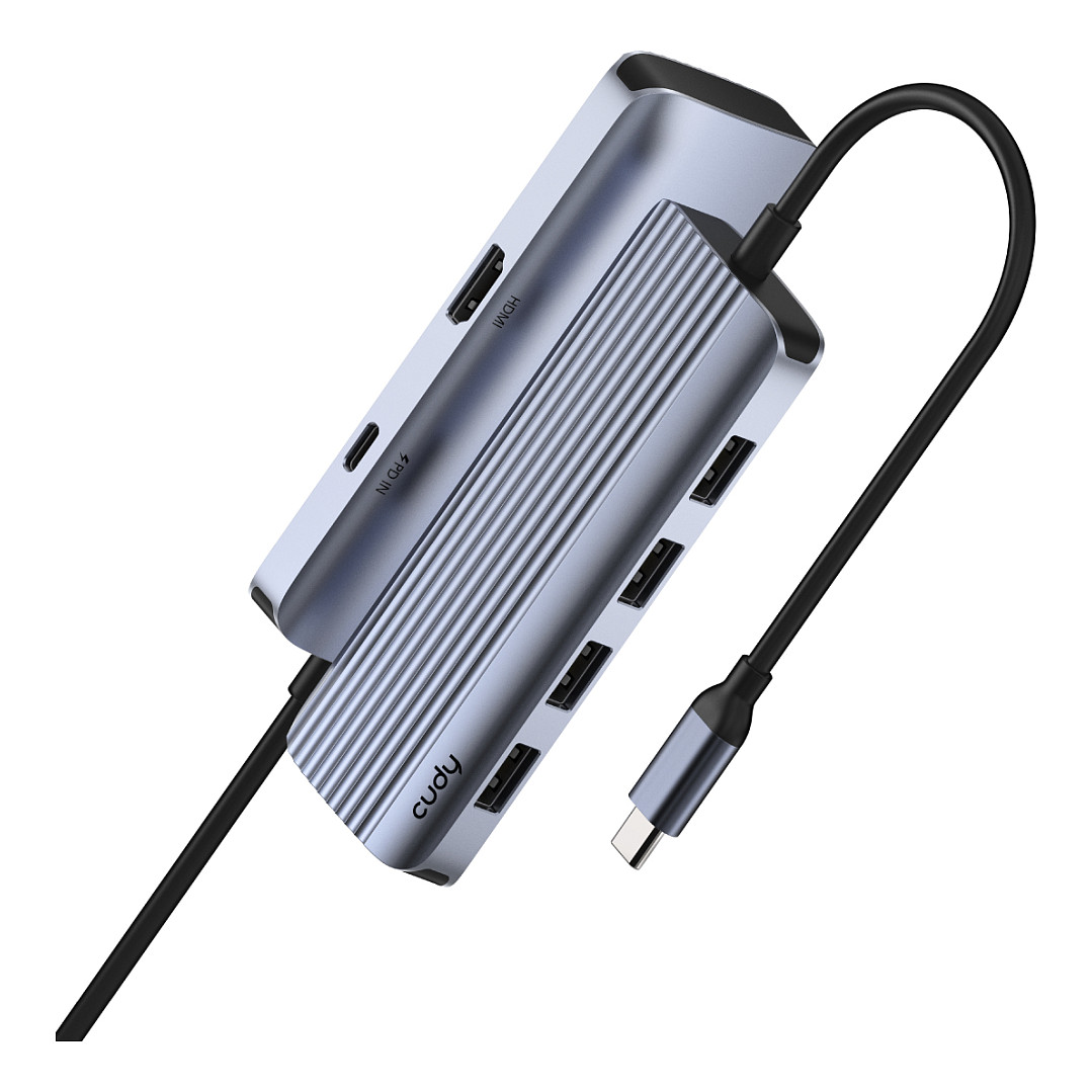 Hub Cudy 6-IN-1 USB-C with 4K HDMI - 2