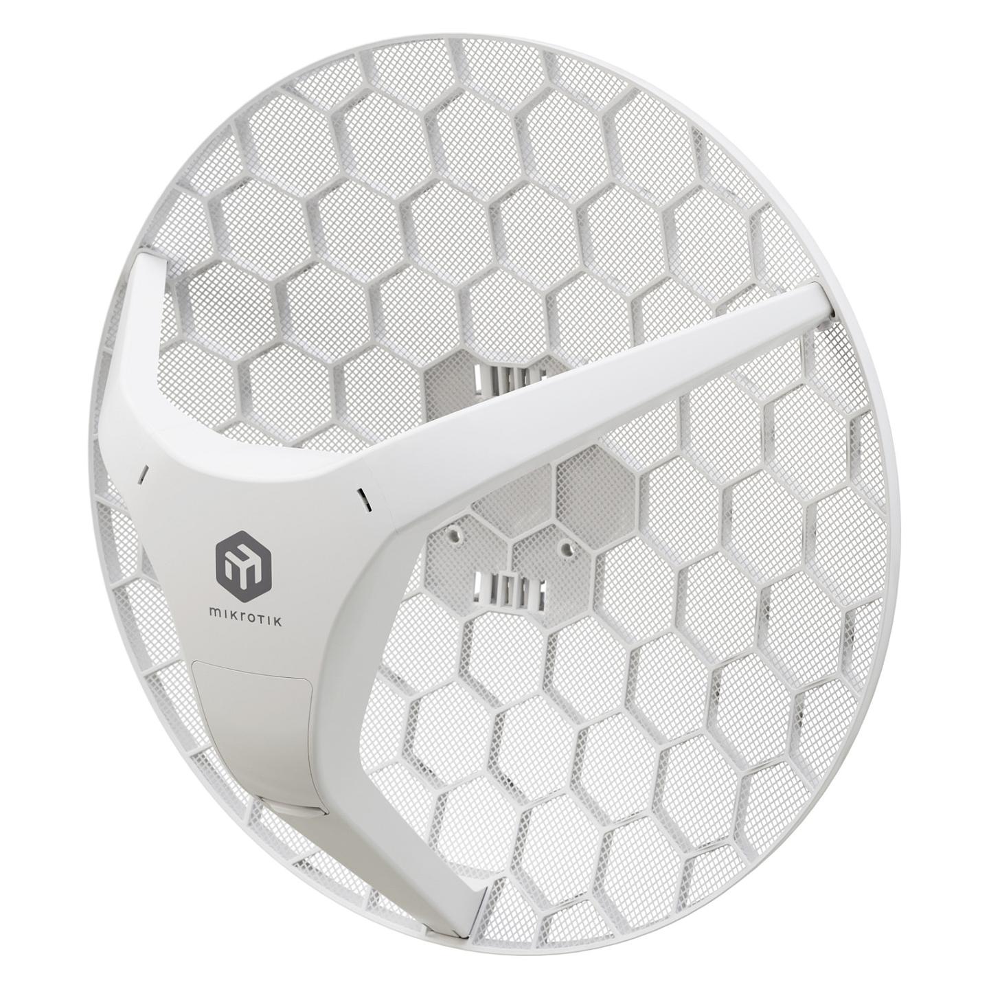 Access Point MikroTik LHG 5 ax, Wi-Fi 6, 5GHz, 1200Mbps, Antenë 24.5dBi, 1× Gigabit Ethernet – Bardhë
