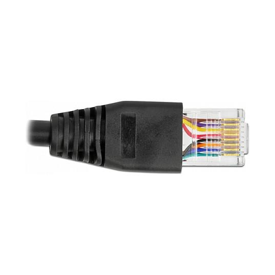 Kabllo Serial DeLOCK 64160, USB 2.0 Type-A mashkull në RJ45 mashkull, RS-232, FTDI FT231XS, deri në 921,6 Kb/s, 1 m - Zezë  - 3