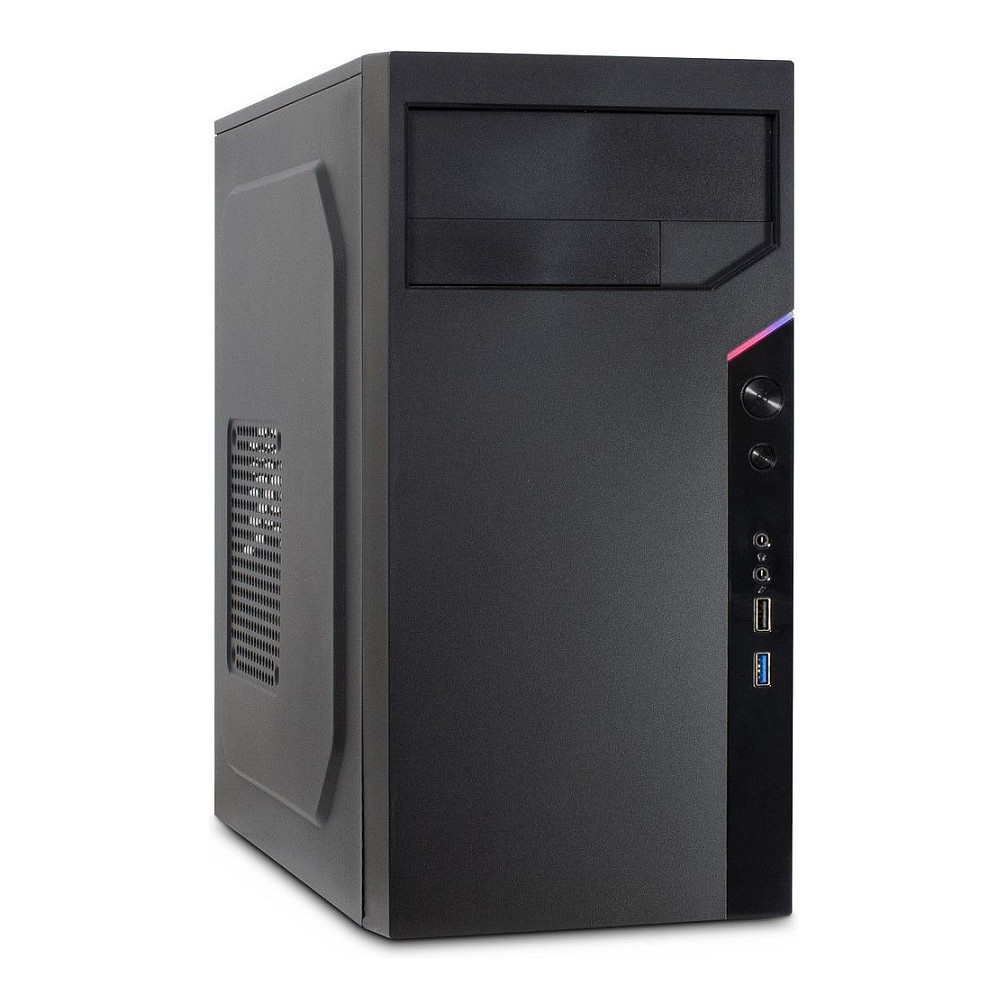 Kasë Inter-Tech IT-6505 Reto Micro Tower ATX - Zezë - 1