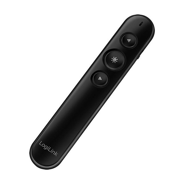 Aksesor për Konferencë LogiLink Wireless Presenter ID0190 / 2.4GHz / 3 Butona / Laser i Kuq / 15m / Nano USB / Plug-Play - Zezë - 6