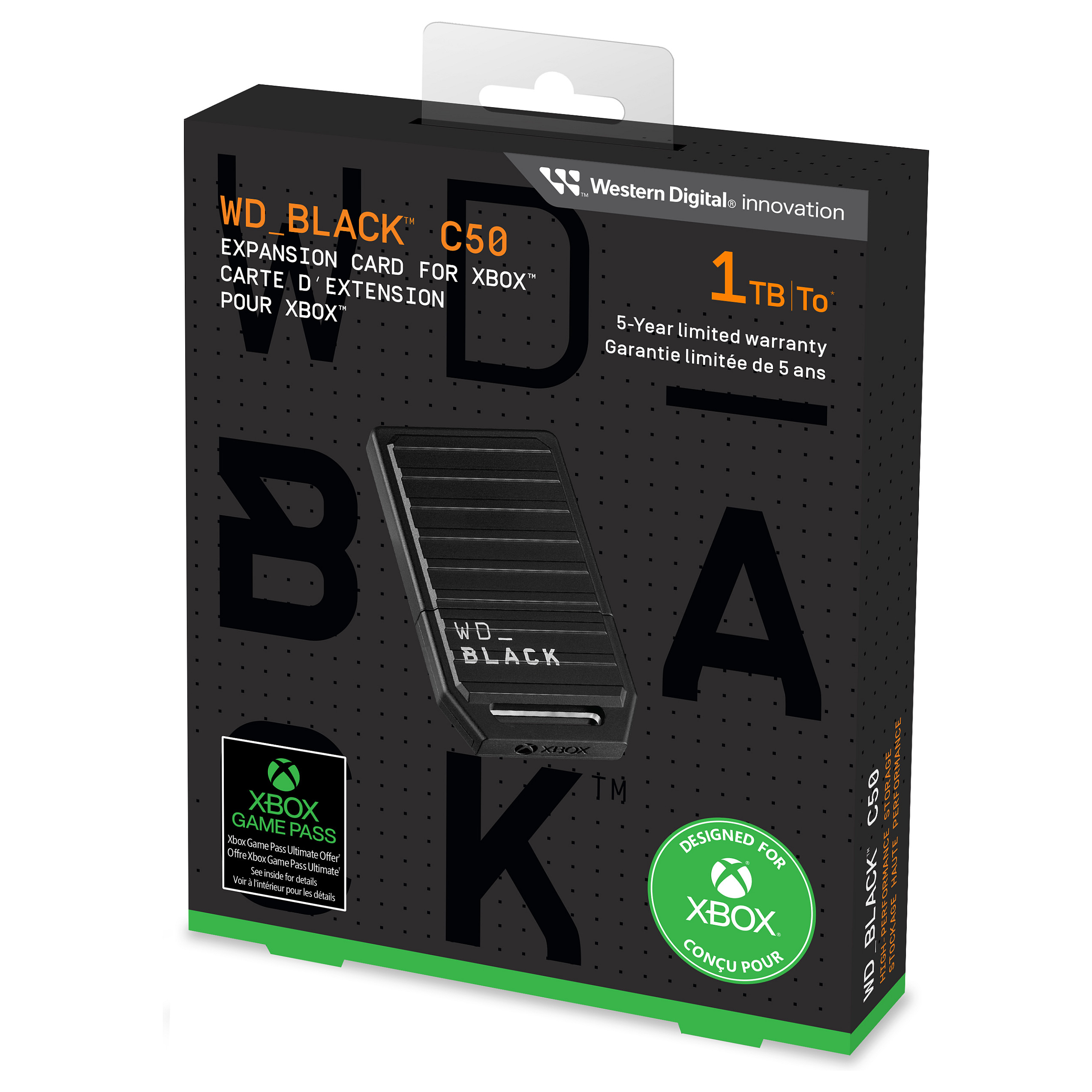 SSD e Jashtme SanDisk WD_BLACK C50 Storage Expansion Card / 1TB / Xbox Expansion Slot / NVMe - Zezë - 5
