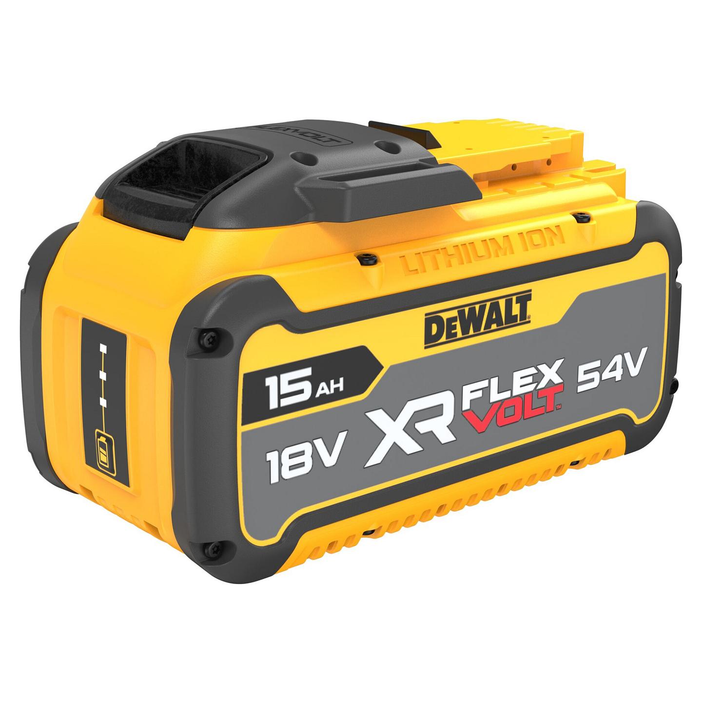 Bateri DeWALT DCB549-XJ XR FLEXVOLT, 18V/54V, 15Ah/5Ah, Li-Ion - Verdhë/Zezë