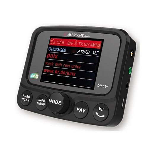 Radio për veturë Albrecht DR 56+, DAB+, DAB, FM, Ekran TFT 2.4" – Zezë