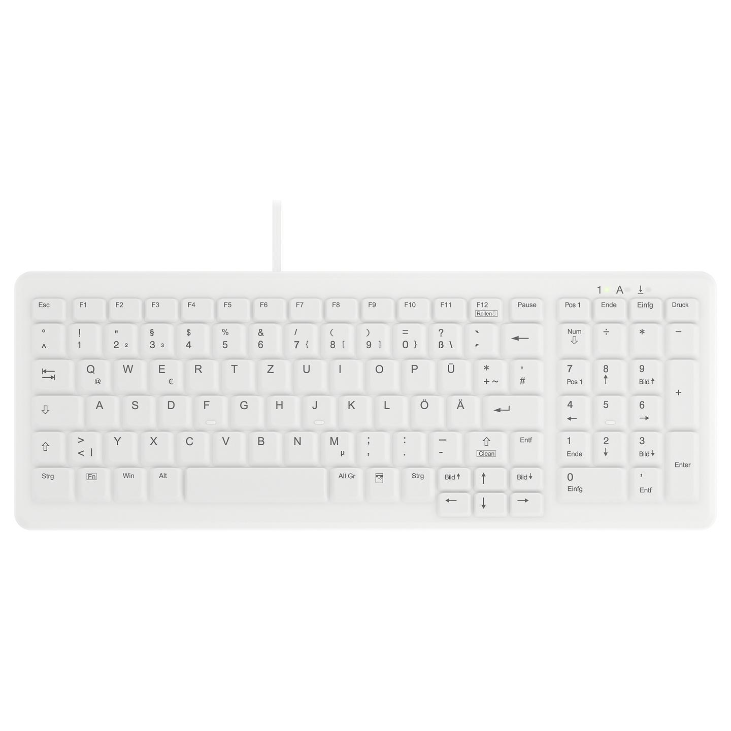 Tastierë me kabllo Active Key AK-C7000, USB, QWERTZ – Bardhë - 1