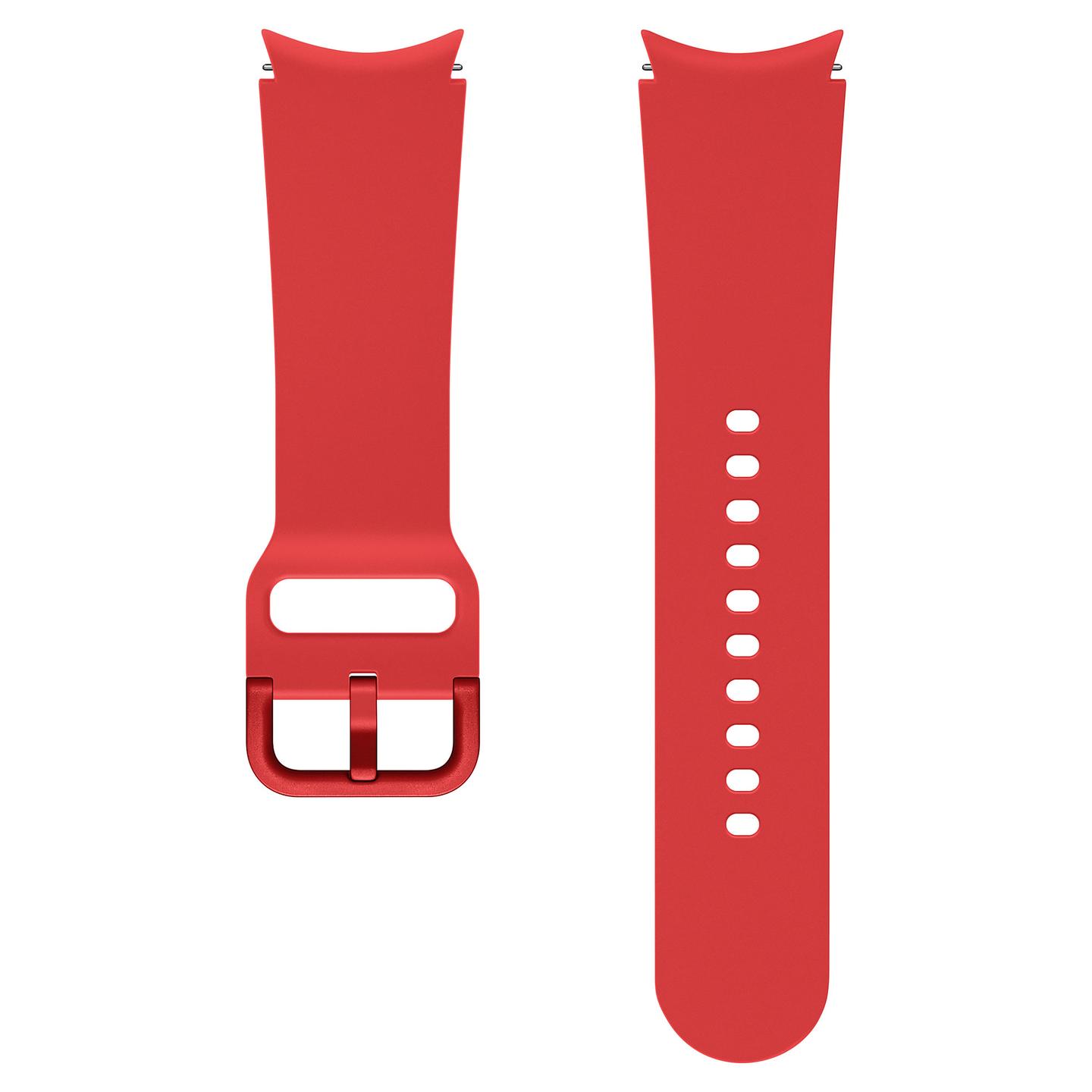 Rrip për Orë Samsung Galaxy Watch4, Sport Band, 20mm, S/M – Kuqe