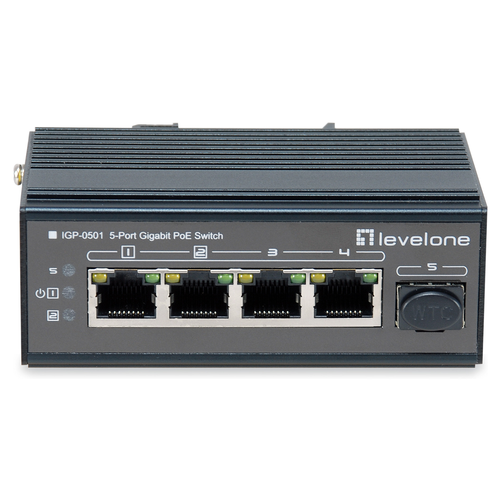 Switch 4x GE IGP-0501 1xGSFP 4xPoE+ - 1