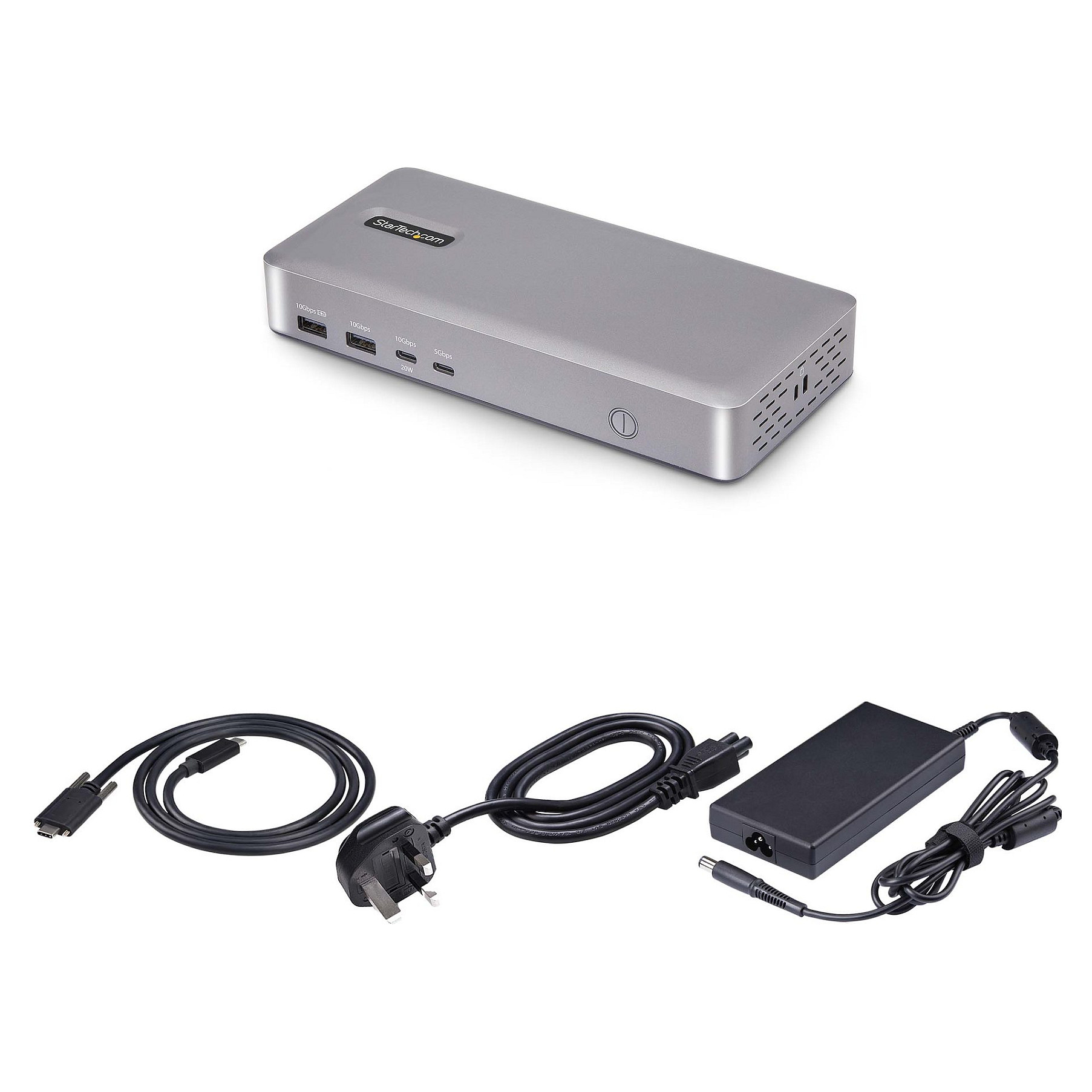 Docking Station USB4 StarTech Dual 4K Dock / 100W PD / 3xUSB-A / 2xUSB-C / 2xHDMI – Argjend - 18