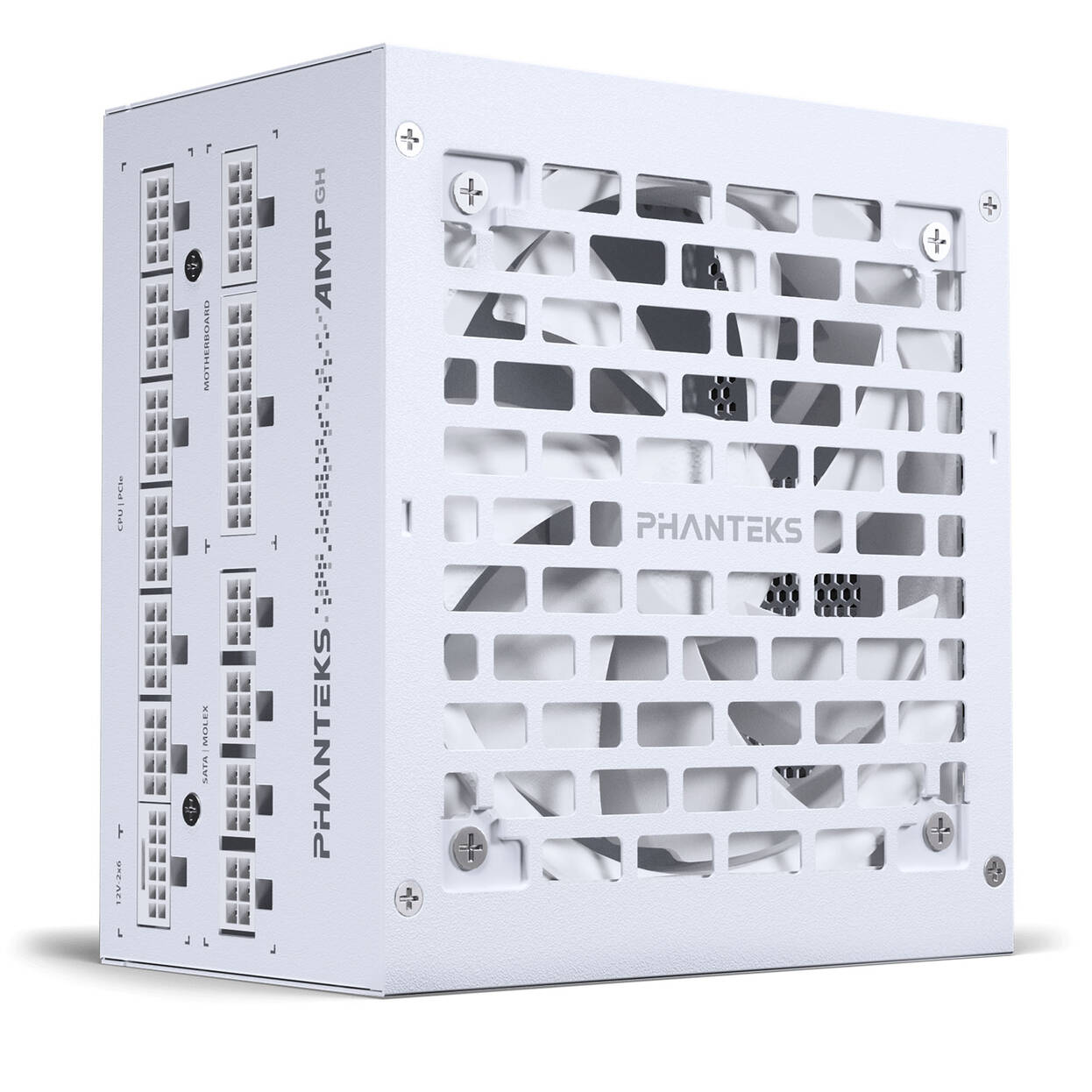 Furnizues Energjie PHANTEKS AMP GH / 1200W / ATX 3.1 / 80 PLUS Platinum / PCIe 5.1 / 12V-2x6 / Modular - Bardhë