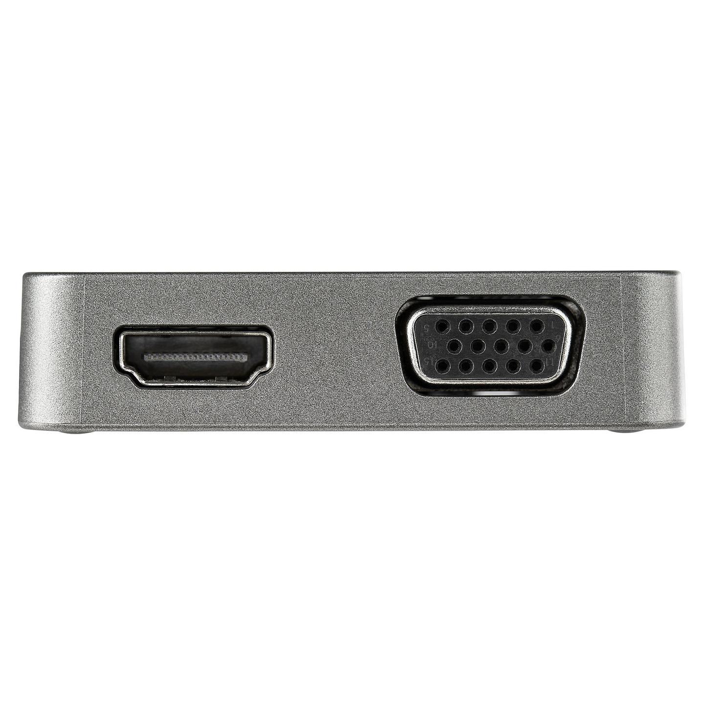 Adapter USB-C StarTech.com DKT31CHVL, HDMI 4K, VGA, USB-A, USB-C 10Gbps, Gigabit Ethernet - Zezë/Hiri - 6