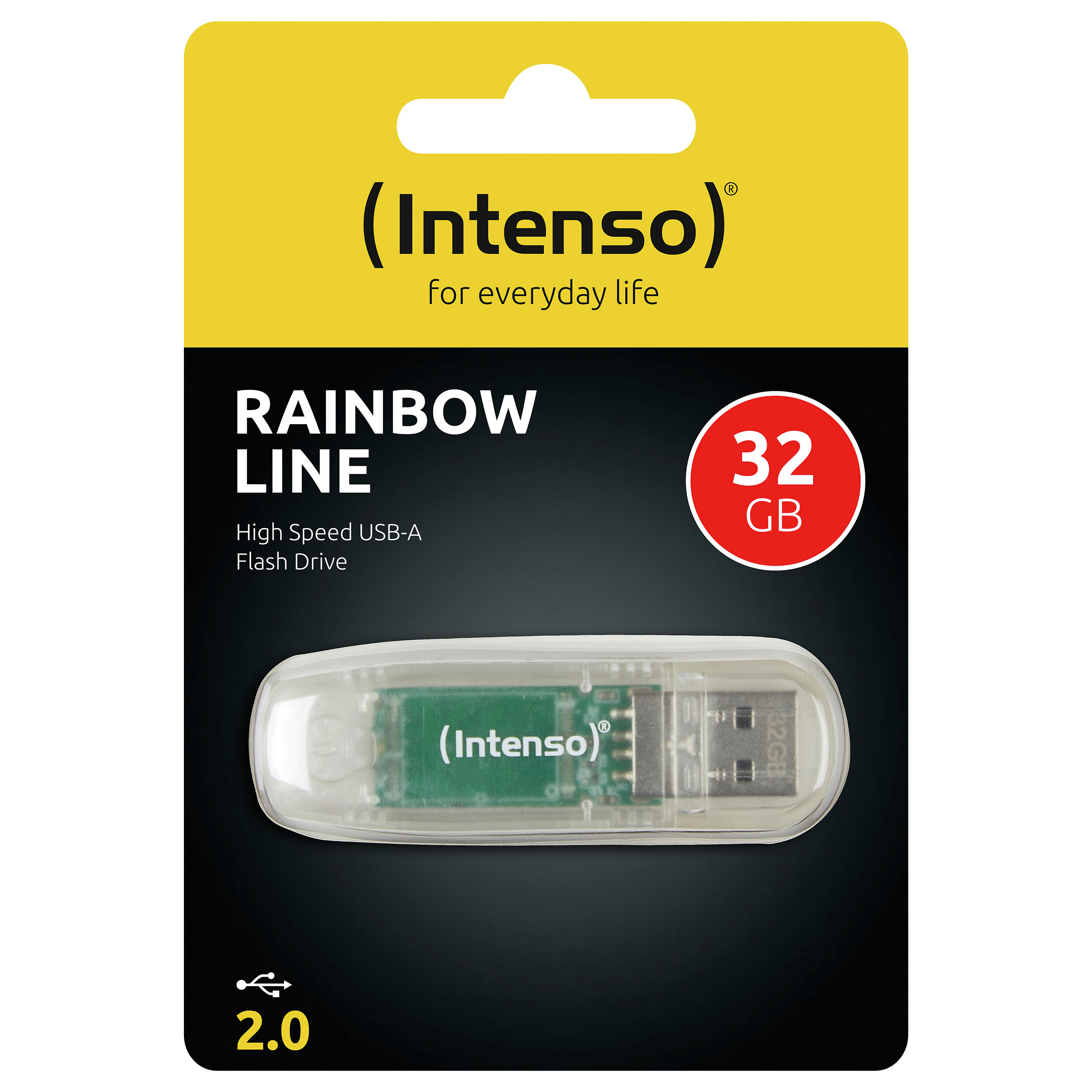 USB Flash Drive STICK 32GB USB 2.0 Intenso Rainbow Line Transparent - 3