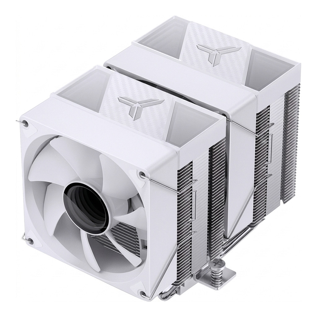 Ftohës për Procesor Jonsbo CR-1400 DV2 / Dual Tower / 230W D-TDP / 6×6mm Heatpipe / 2×92mm PWM Fan / ARGB / LGA1700/1851/1200/115x / AM4/AM5 – Bardhë