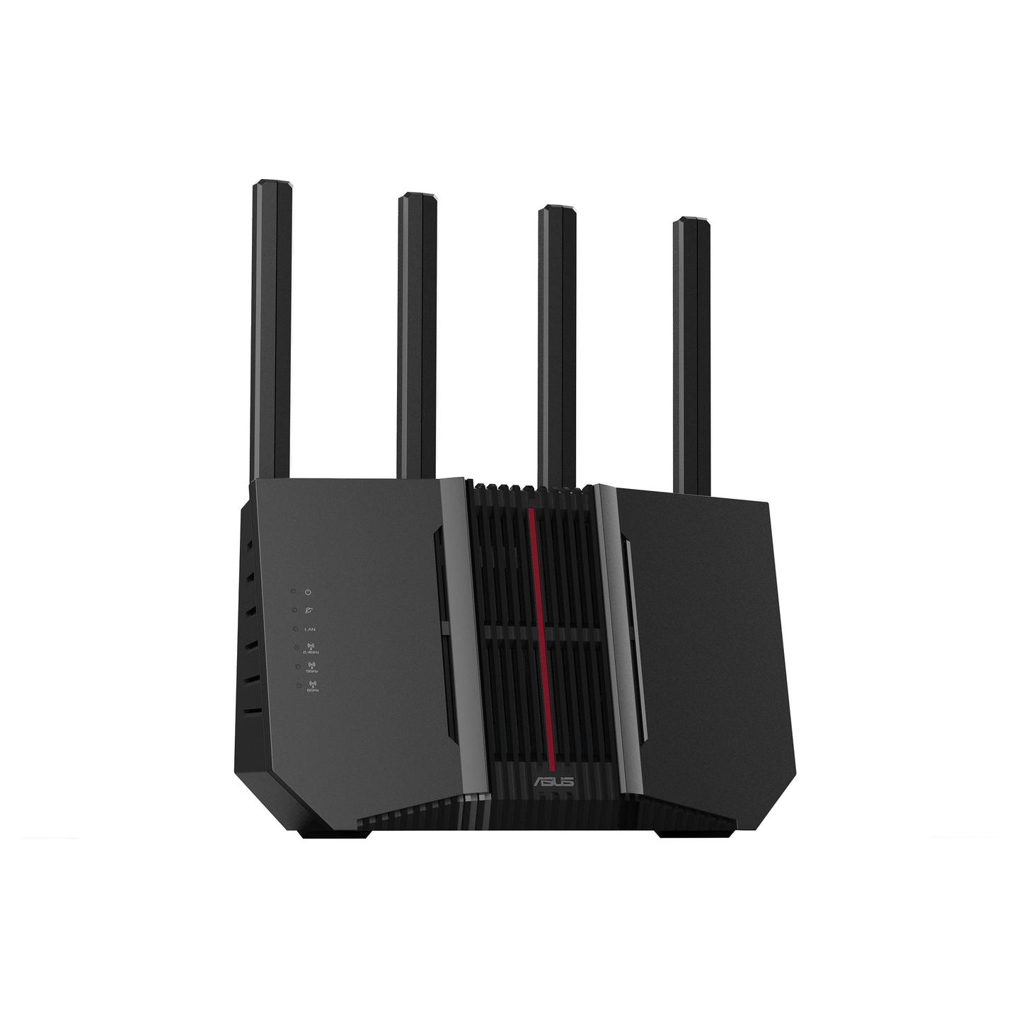 Ruter ASUS RT-BE92U, Wi-Fi 7 BE9700, Tri-Band, 1× 10GbE + 4× 2.5GbE - Zezë - 6