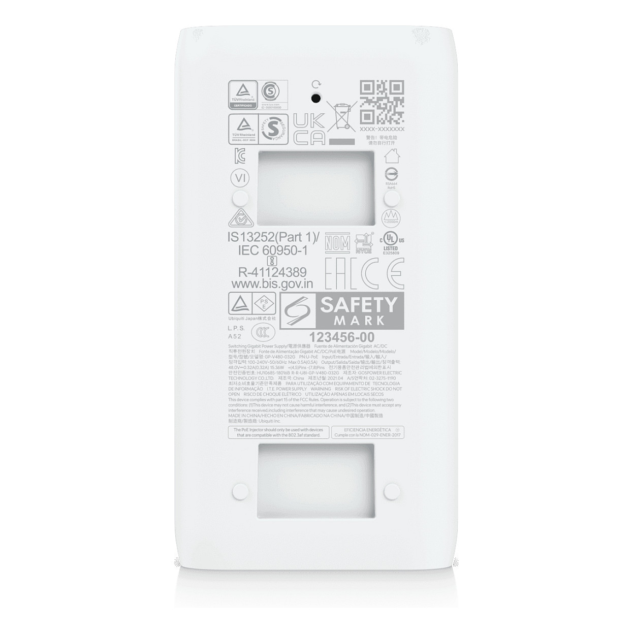 Ubiquiti U-POE-AF Gigabit PoE Injector 802.3af 15.4W me Surge Protection për UniFi Access Points - 7