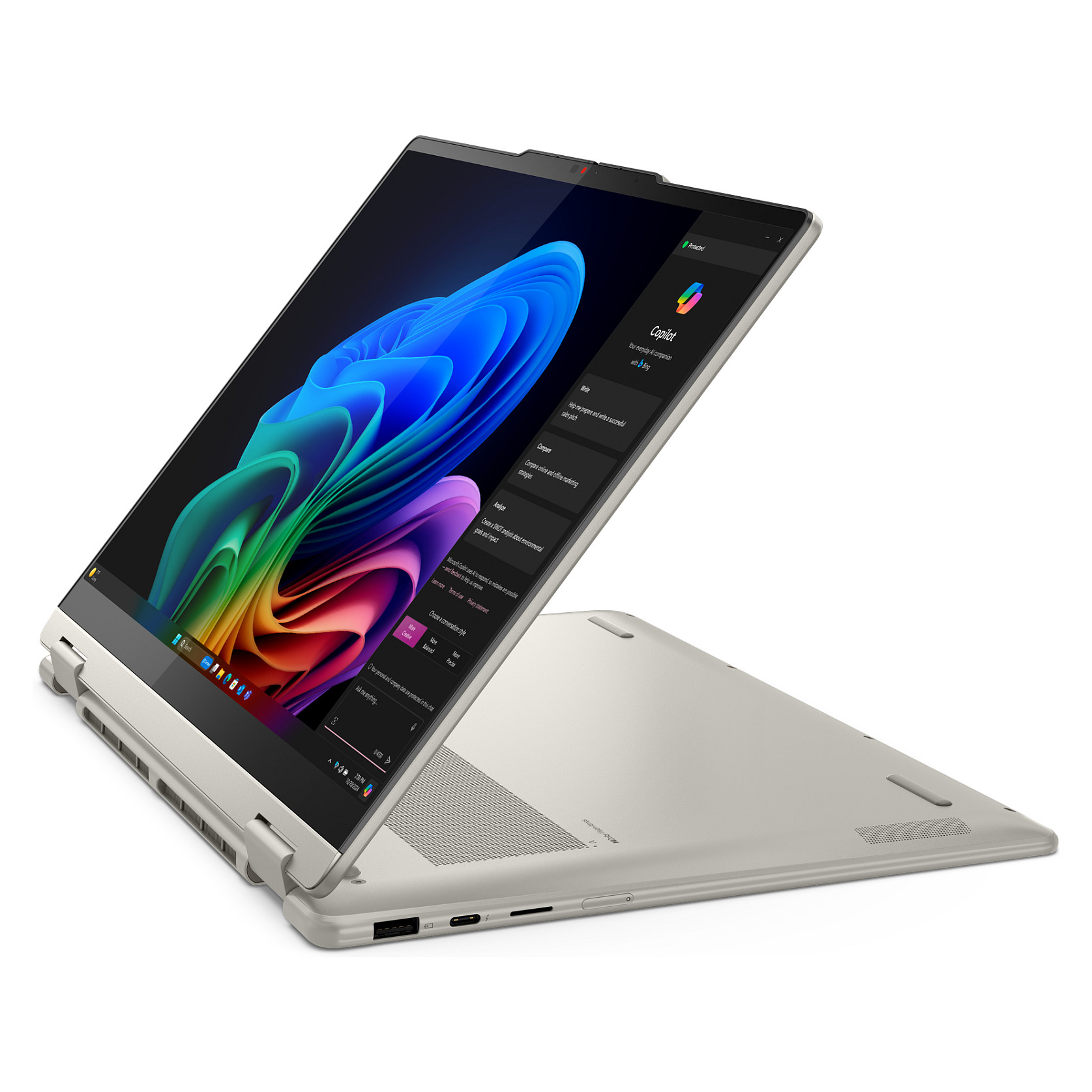 Laptop Lenovo Yoga 7i 2-in-1 / Ultra 5 226V / 16GB LPDDR5x / 1TB / 14" WUXGA OLED 60Hz / Arc Graphics 130V / DE  - Gri - 14