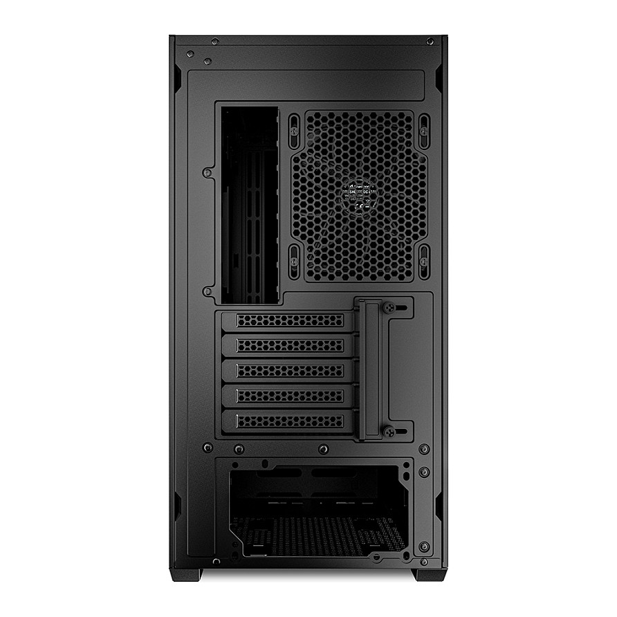 Kasë Sharkoon MK4 RGB Micro-ATX 1xMetal - Zezë - 8