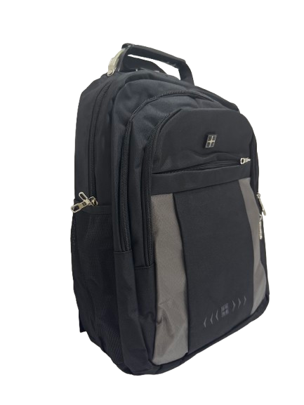 Çantë për Laptop S8502 / B53-87 / 15.6 Inch /  Polyester / Soft handle / Lock+USB / E zezë/Hiri - 2