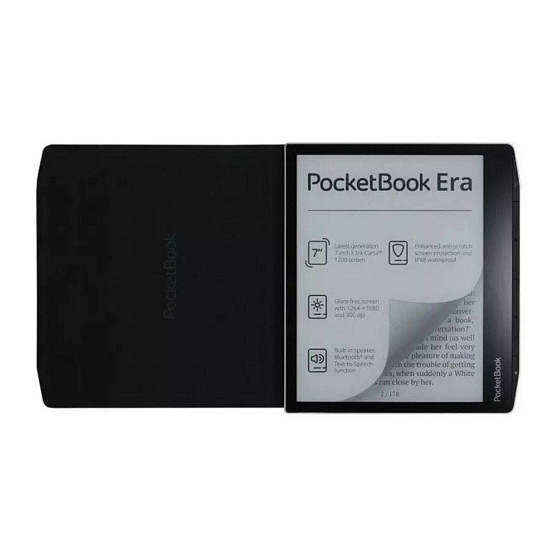 Mbrojtëse për eReader PocketBook Charge Cover / PocketBook Era 7" / HN-QI-PU-700-BK-WW - Zezë - 4