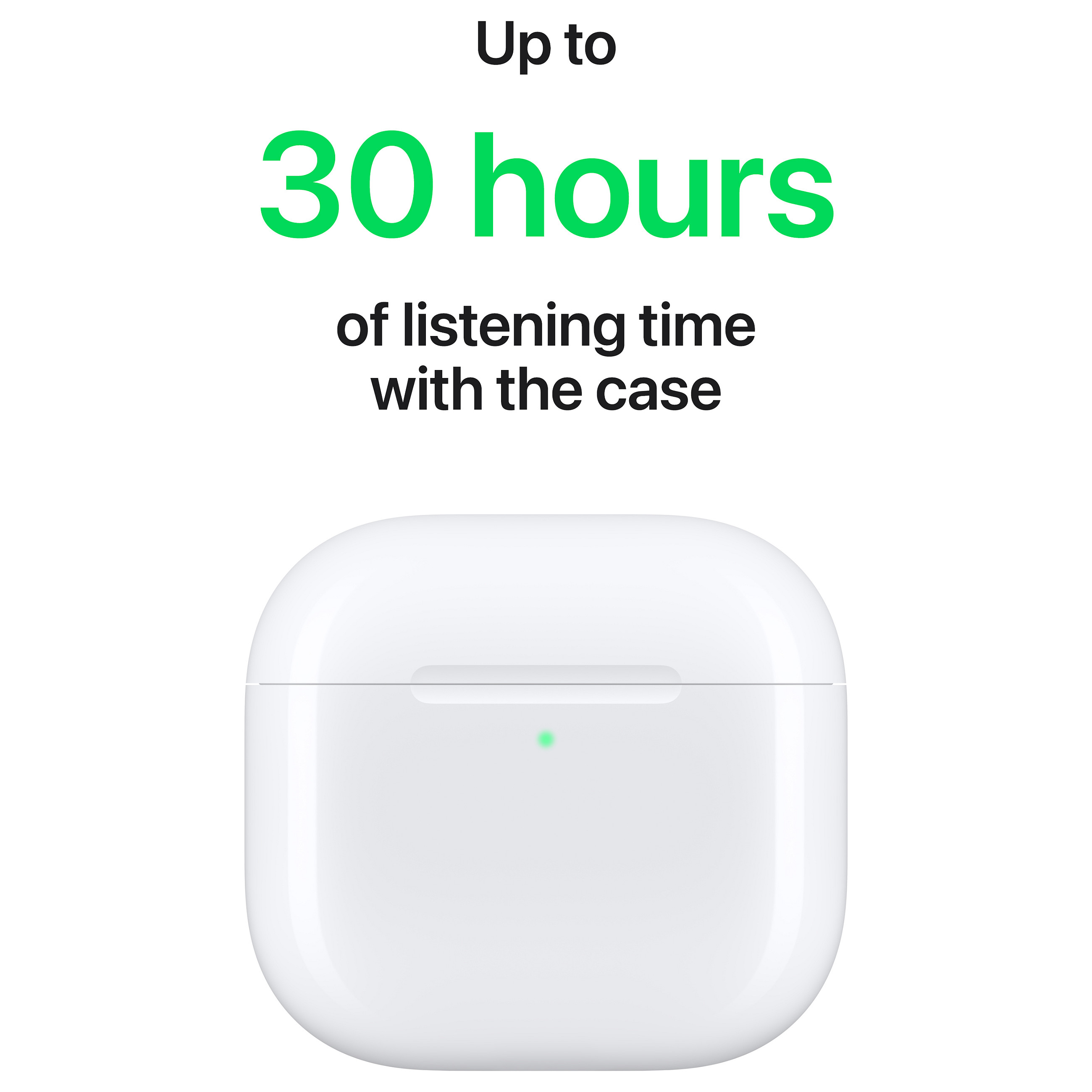 Kufje pa kabllo Apple AirPods 4 - e bardhë - 6