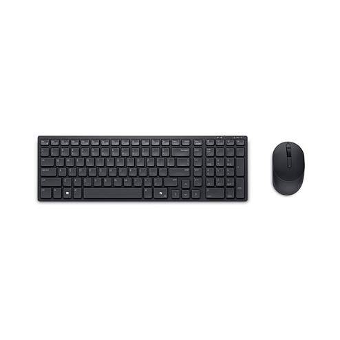 Combo (Tastierë & Maus) DELL Silent KM555 / Pa kabllo / QWERTZ - Zezë - 2