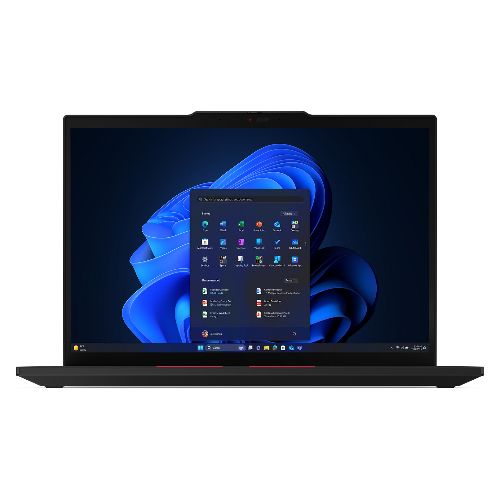 Laptop Lenovo ThinkPad T14 Gen 6 Copilot+ / Core Ultra 5 226V / 16GB LPDDR5X / 512GB / 14" WUXGA / Intel Arc 130V - Zezë - 2