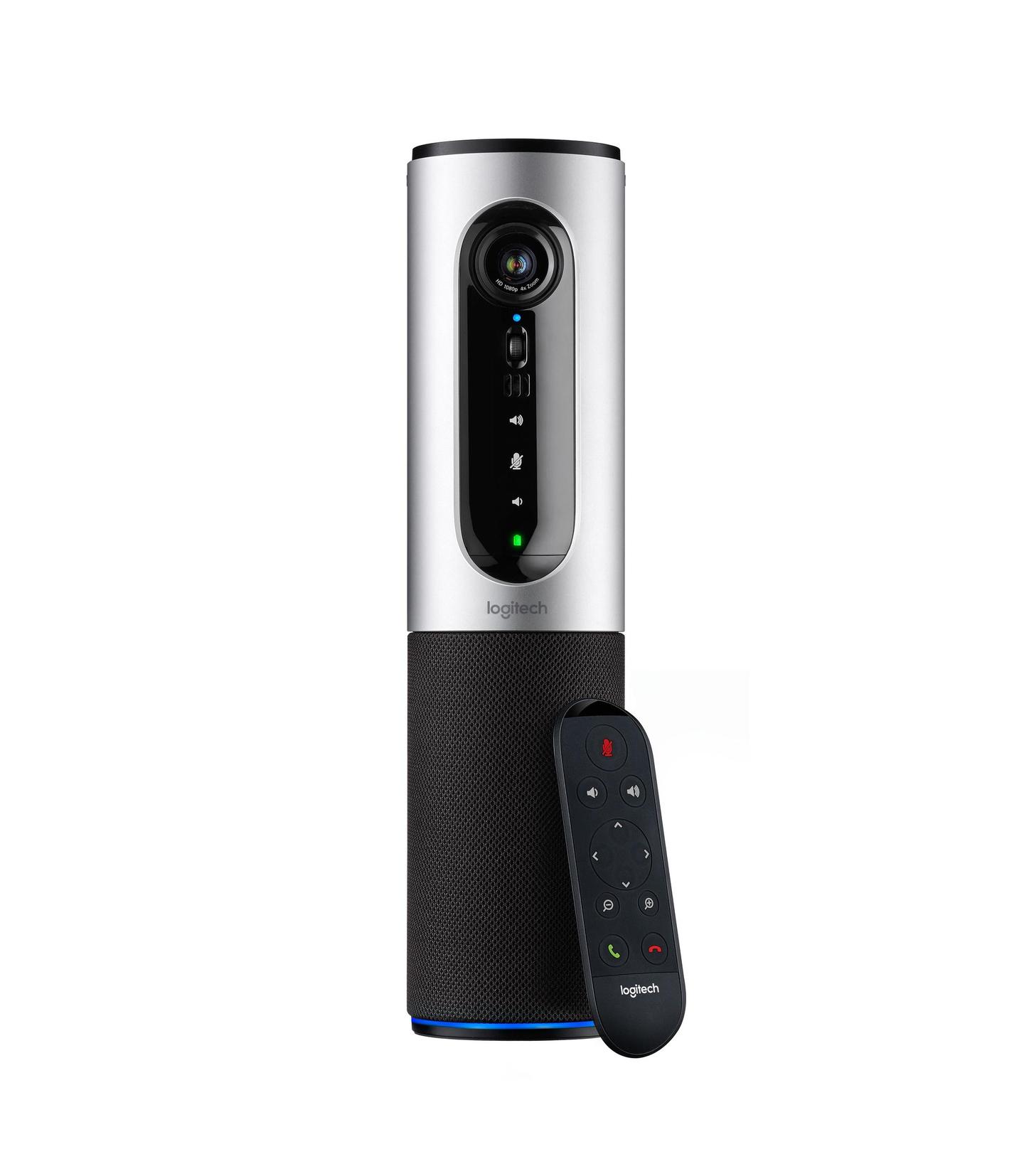 Logitech ConferenceCam Connect Portable Conference System, Full HD 1080p, Bluetooth Speakerphone, HDMI, USB – Grey - 1