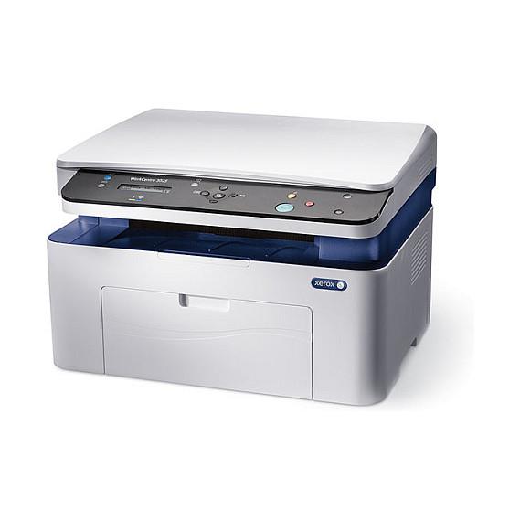 Printer Multifunksional Xerox WorkCentre 3025VBI, Laser Monokrom, A4, 20ppm, 600x600DPI, Wi-Fi, USB, AirPrint - Bardhë/Blu