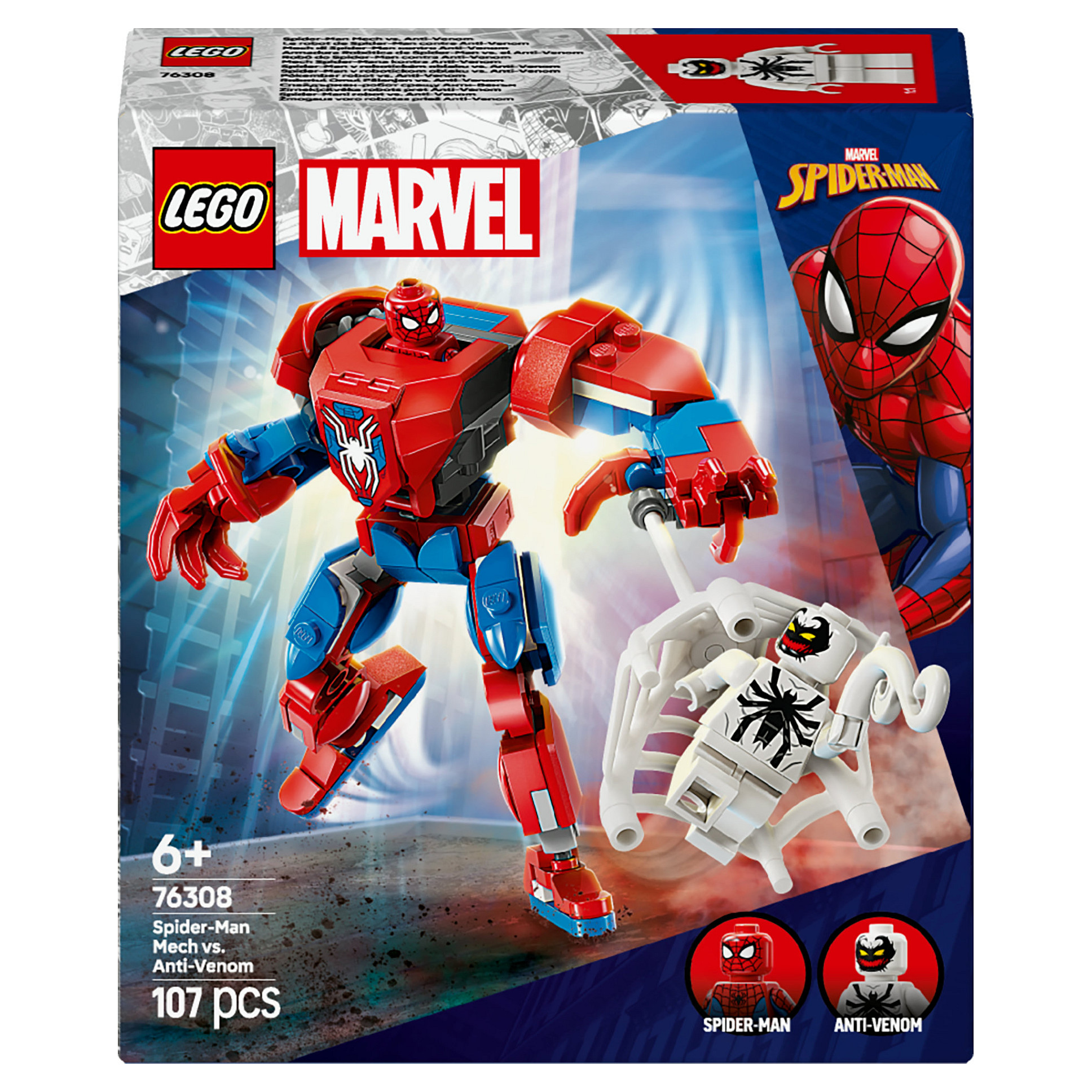 LEGO 76308 Marvel Super Heroes Spider-Man Mech vs Anti-Venom - 1