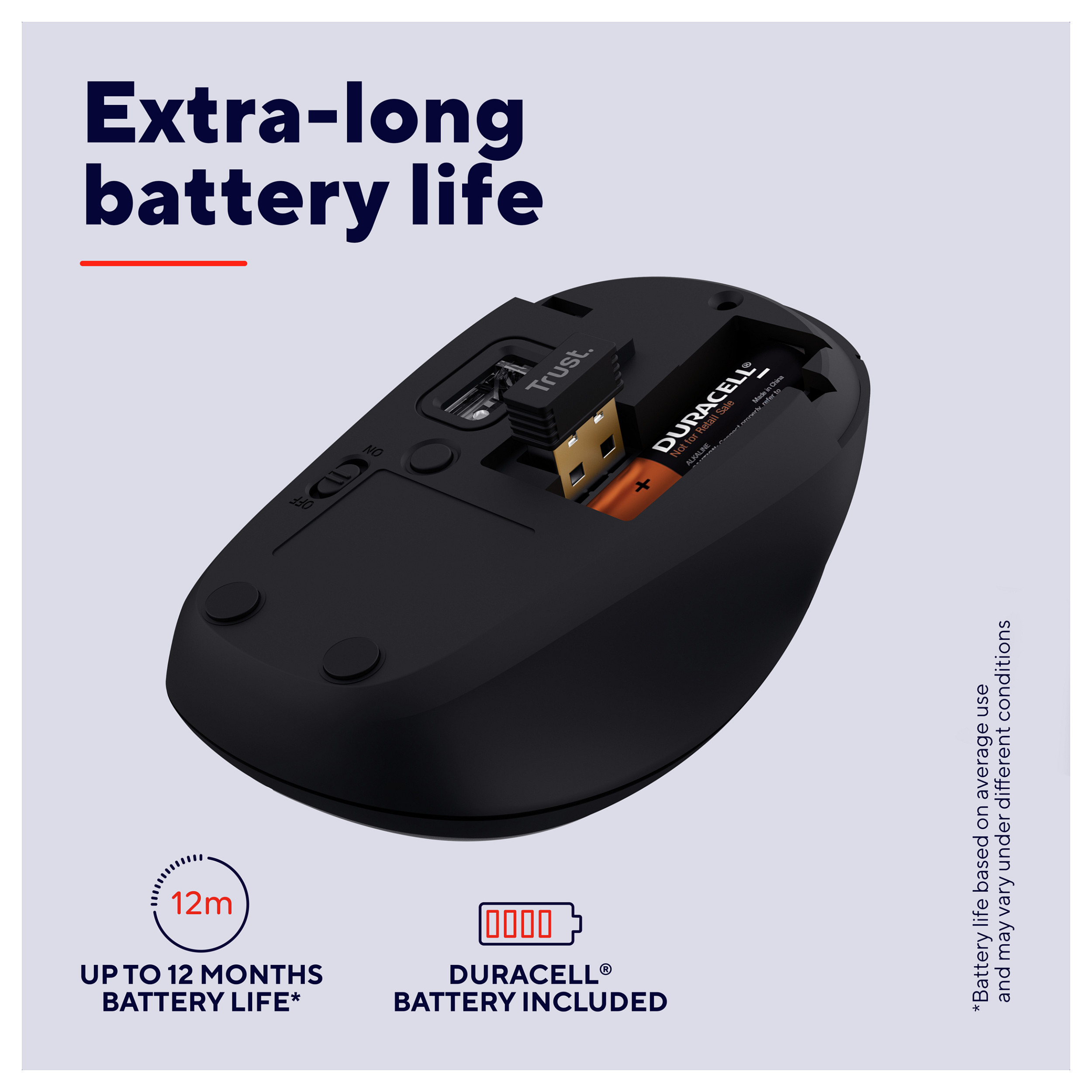Maus pa kabllo Trust Yvi+ / Multi‑Device - Zezë - 10