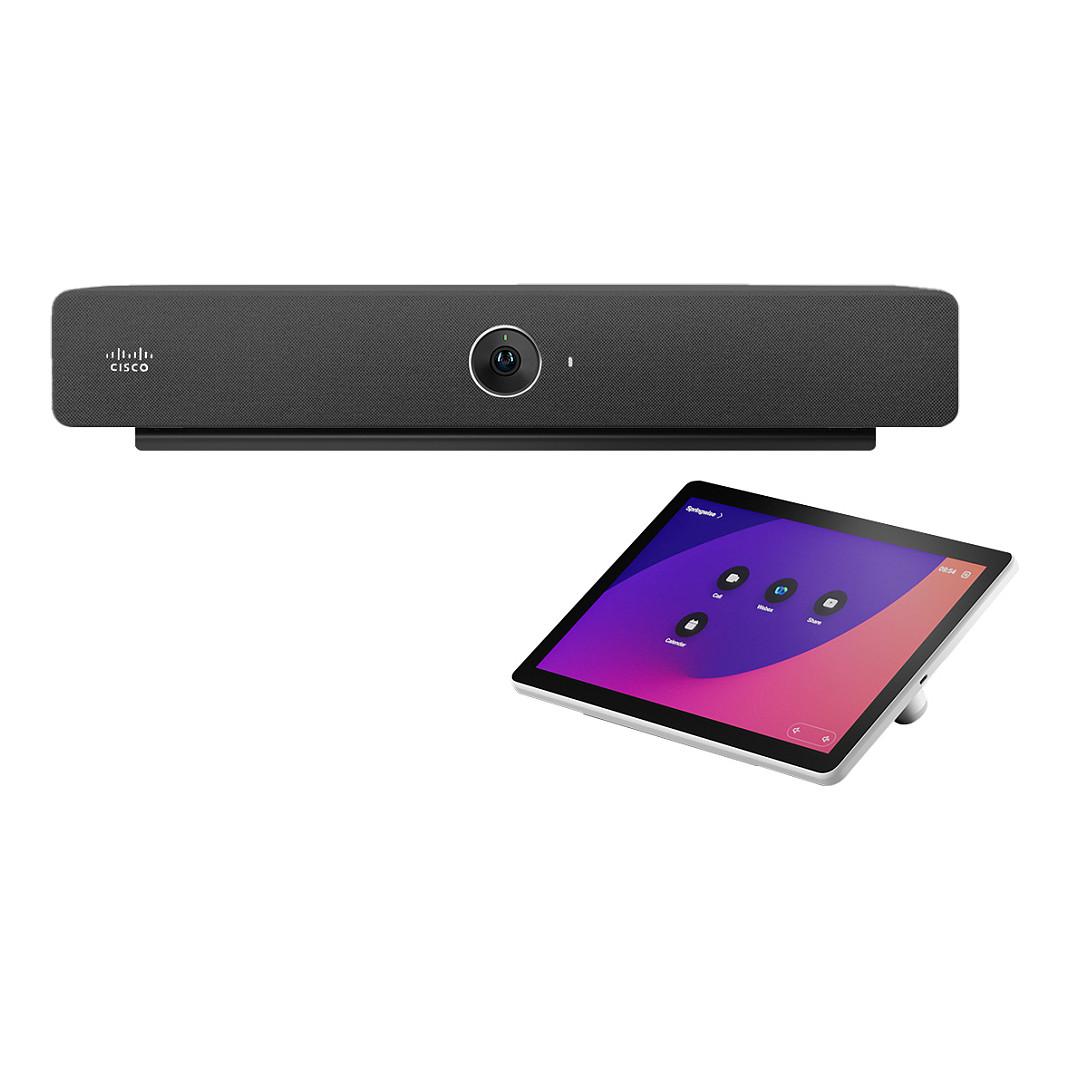 Sistem për Konferencë Cisco Webex Room Bar / 4K / 12MP / 120° / 5x Zoom / 4 Mikrofonë / AI Auto Framing Speaker Tracking / HDMI WiFi - Zezë