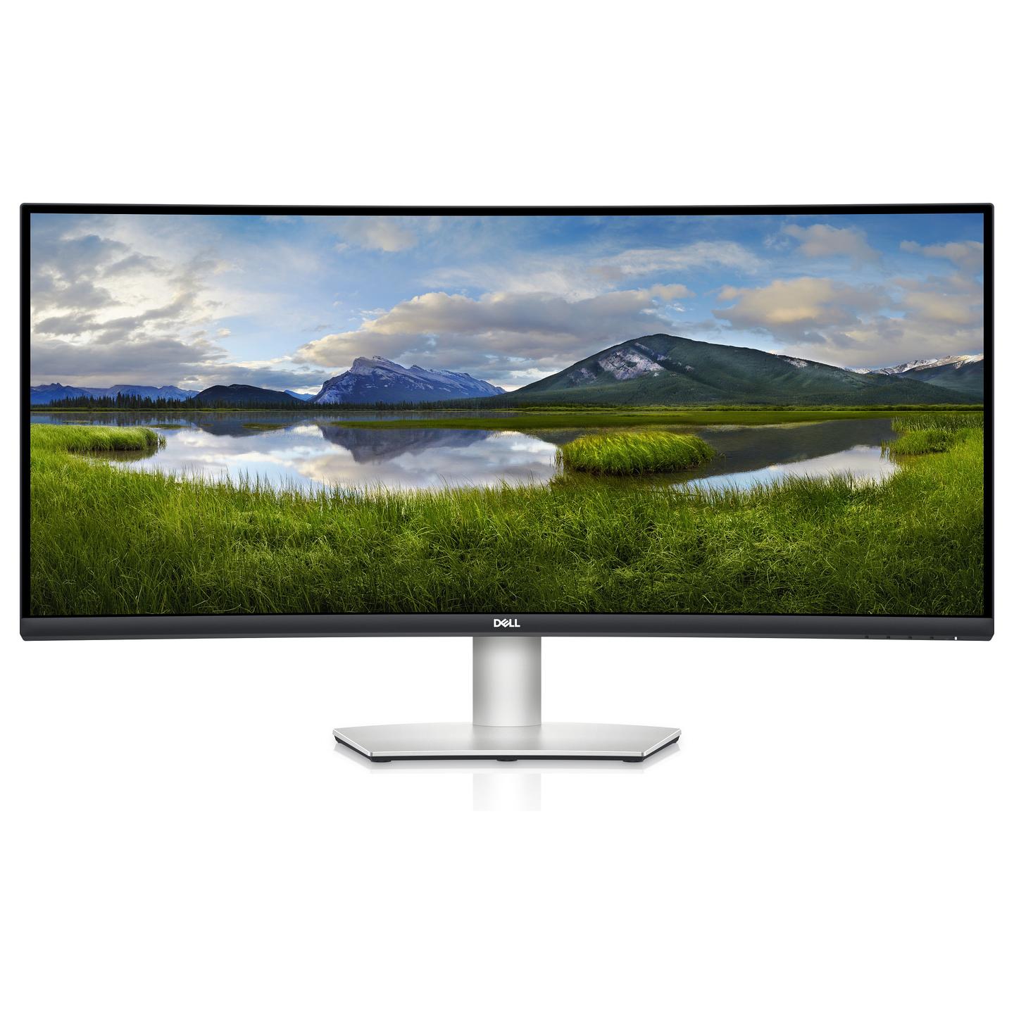 Monitor Dell S3423DWC / 34" / WQHD VA / 100 Hz / 4 ms / 2x HDMI + DisplayPort + USB-C - Zezë/Argjend