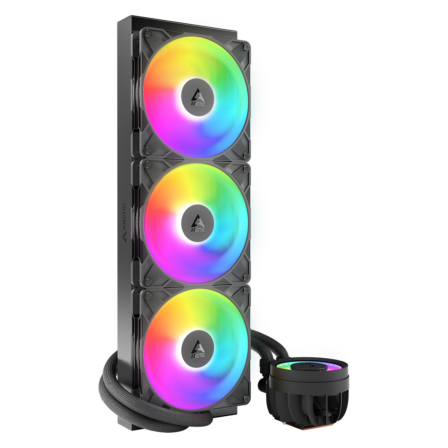Ftohës për procesor ARCTIC Liquid Freezer III Pro 420 A-RGB / 420mm / AIO / ARGB - Zezë - 2