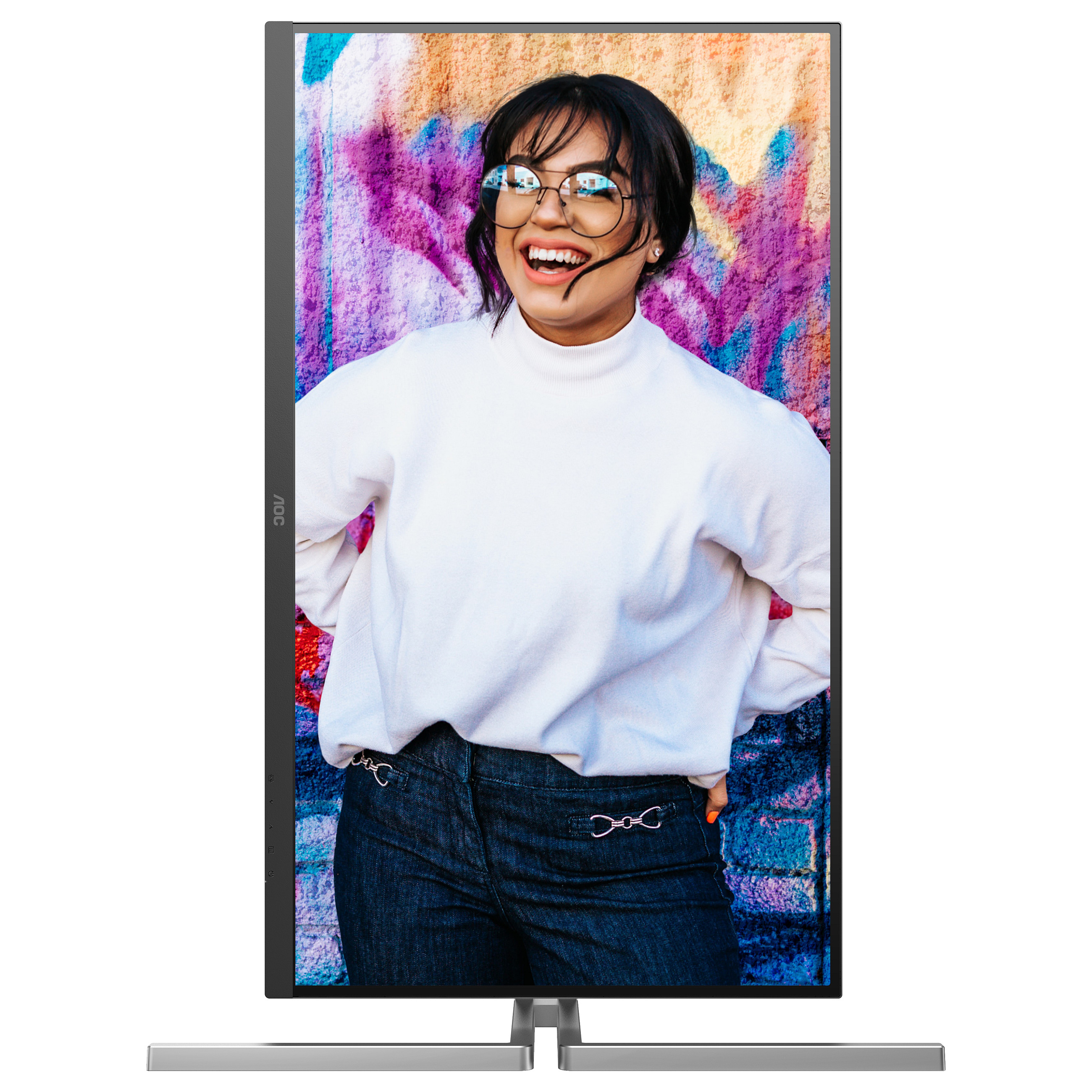Monitor AOC U32U3CV / 31.5" / 4K UHD IPS / 60Hz / 4ms / HDMI+DisplayPort+USB-C - Zezë - 7