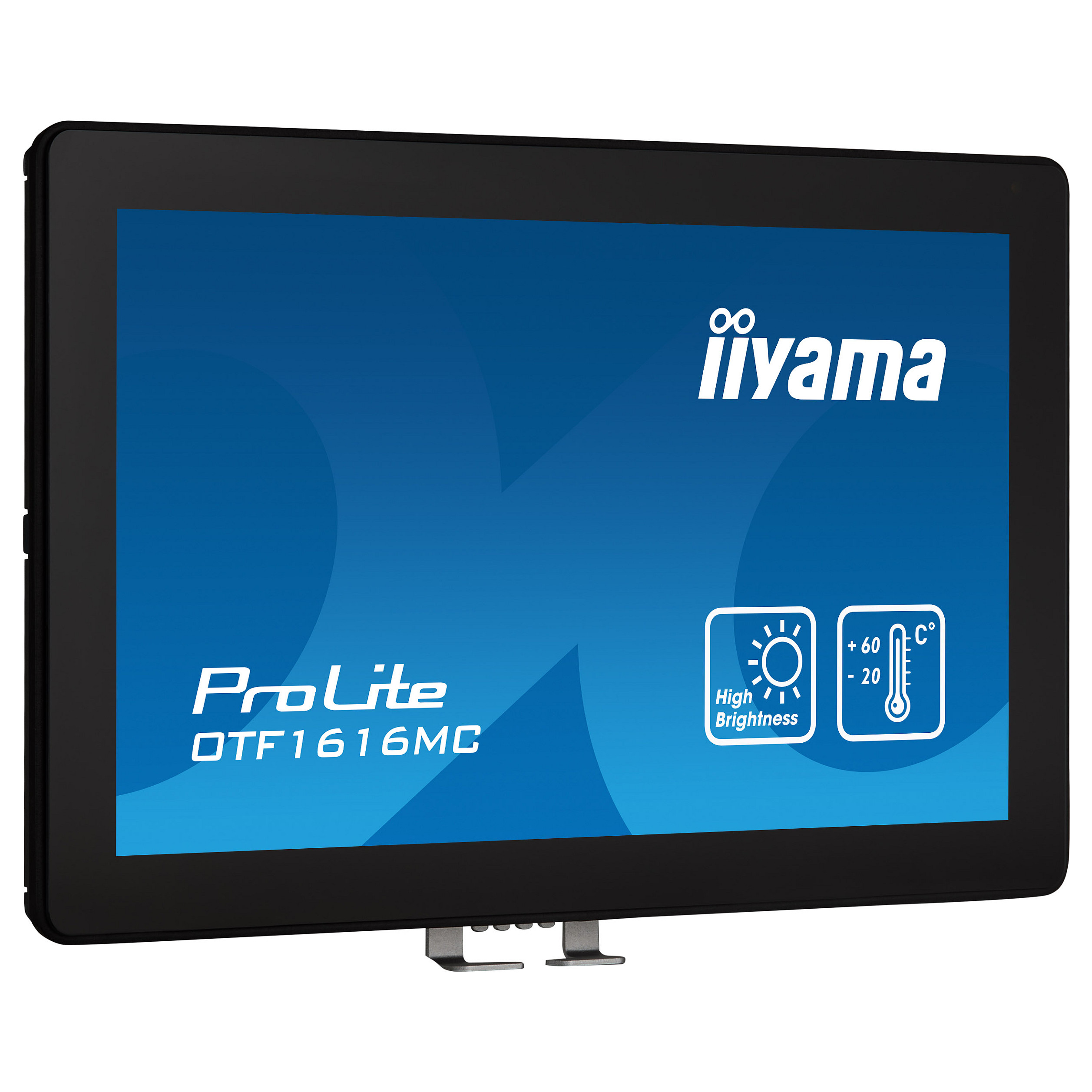 Monitor iiyama ProLite OTF1616MC-B1 / 15.6″ / FHD VA LCD Touchscreen / 60Hz / 25ms / HDMI + DP + USB + VGA - Zezë - 3
