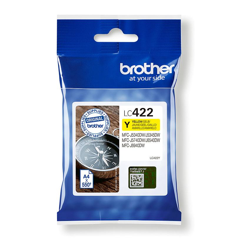 Ink Brother LC-422Y, 550 faqe - Verdhë - 1