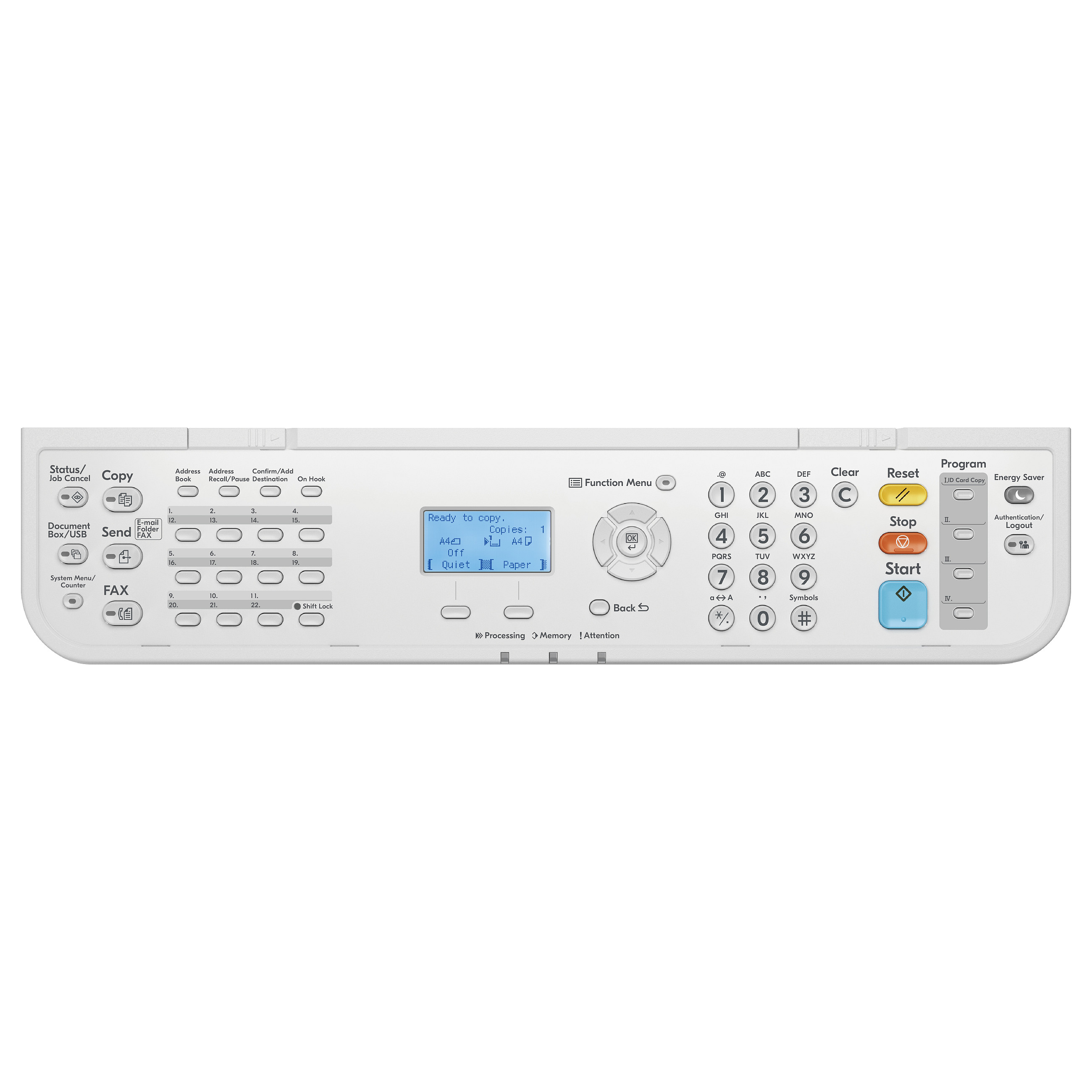 Printer Multifunksional Kyocera ECOSYS MA4500fx 4in1 / 45ppm - Bardhë/Zezë - 3