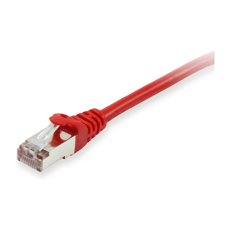 Kabllo për Rrjet Equip Patch Cable Cat6 S/FTP / 2xRJ45 / 7.50m / Kuqe / LSZH – Polybag - 2