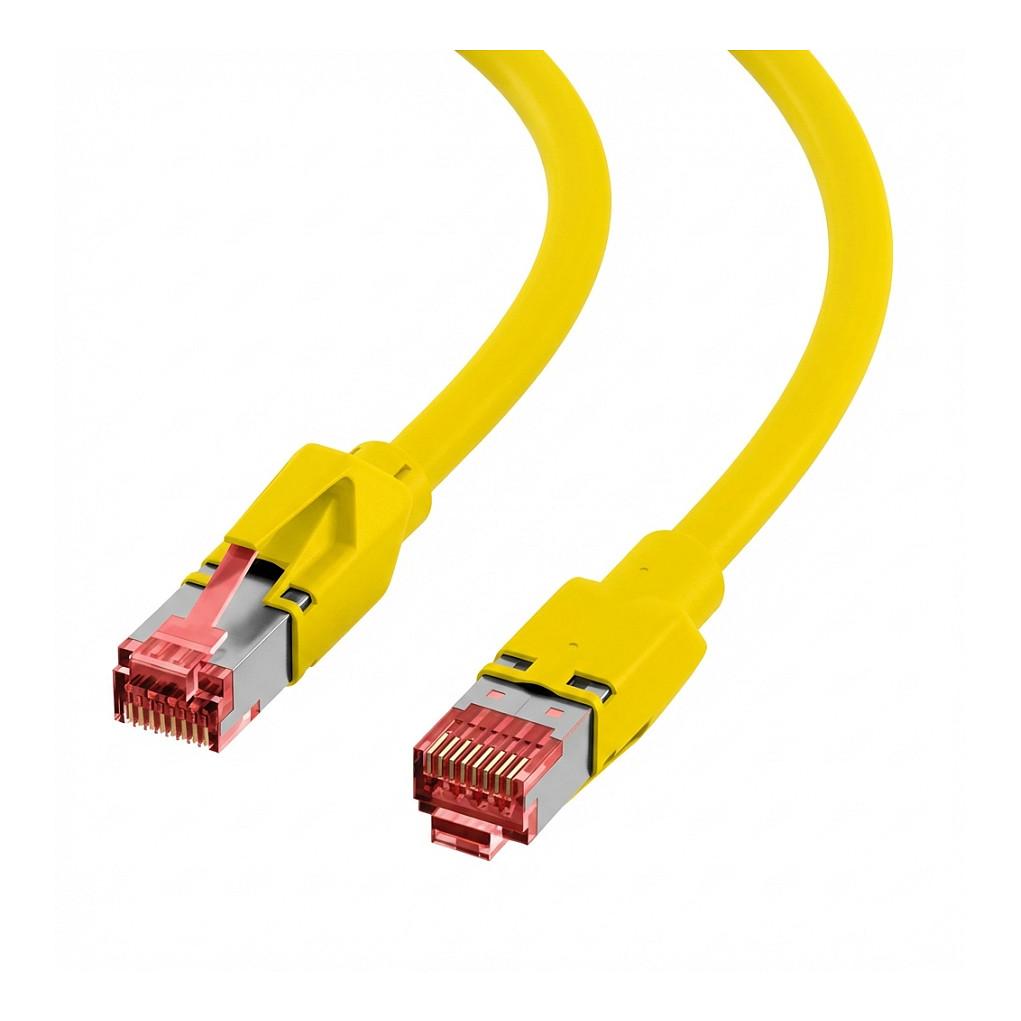 Kabllo për Rrjet DÄTWYLER 21.05.0022 / RJ45 - RJ45 / Cat.6 / S/FTP / AWG 26/7 / 1.2 GHz / 2 m - Verdhë