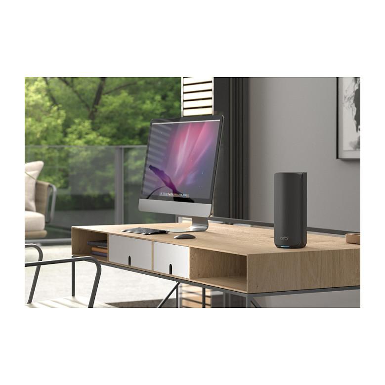 Sistem Mesh Wi-Fi NETGEAR Orbi 870 RBE873, Wi-Fi 7 BE21000, Tri-Band, 3-Pack, 1× 10GbE WAN + 4× 2.5GbE LAN - Zezë - 2
